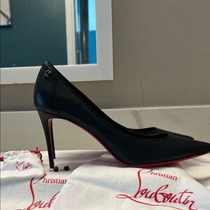 Christian Louboutin Sporty Kate 85 Black Heels
